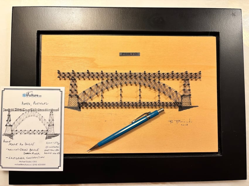 Eiffel pin board