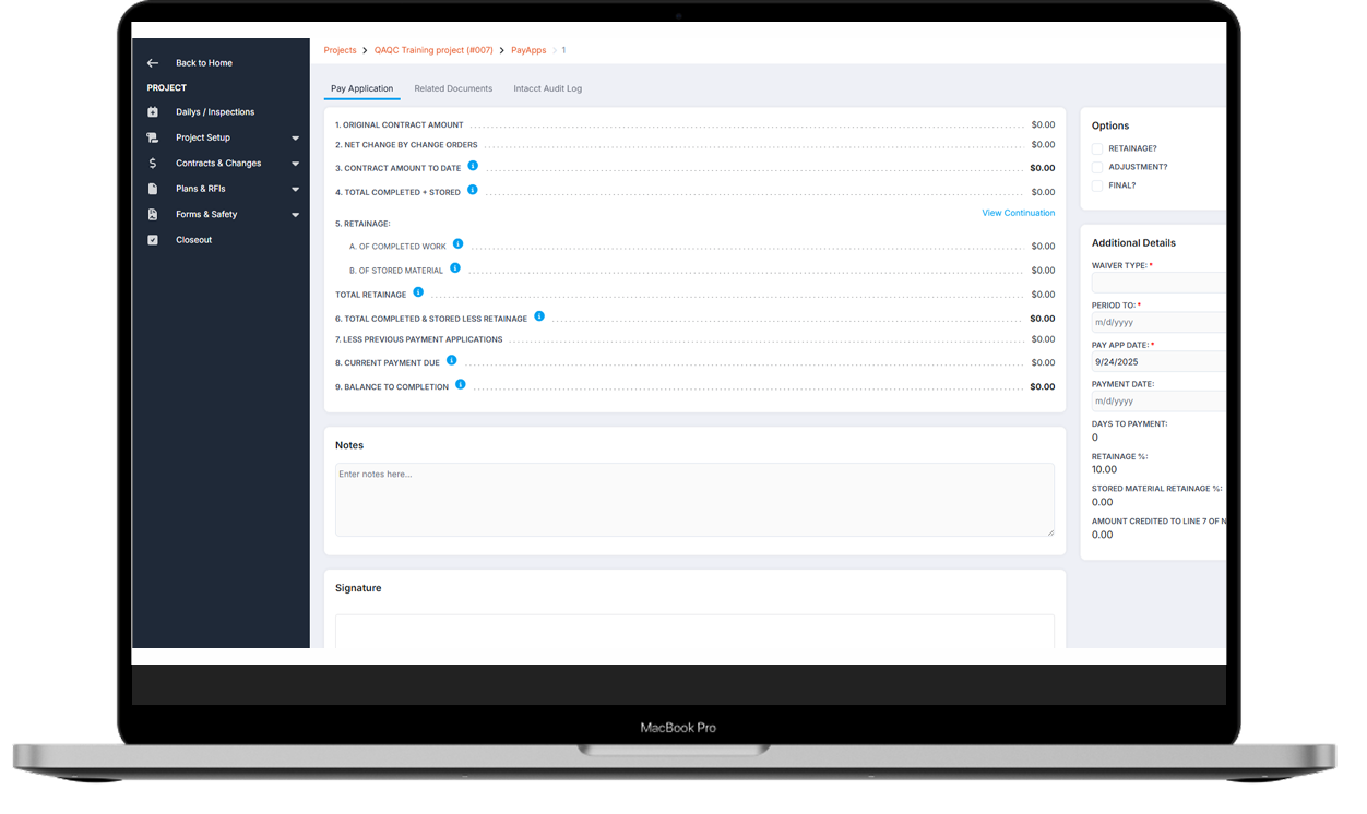 Prime and Contract Management - StruXure.co