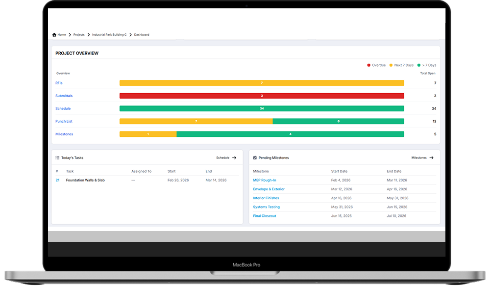 Project Overview Schreenshot - StruXure